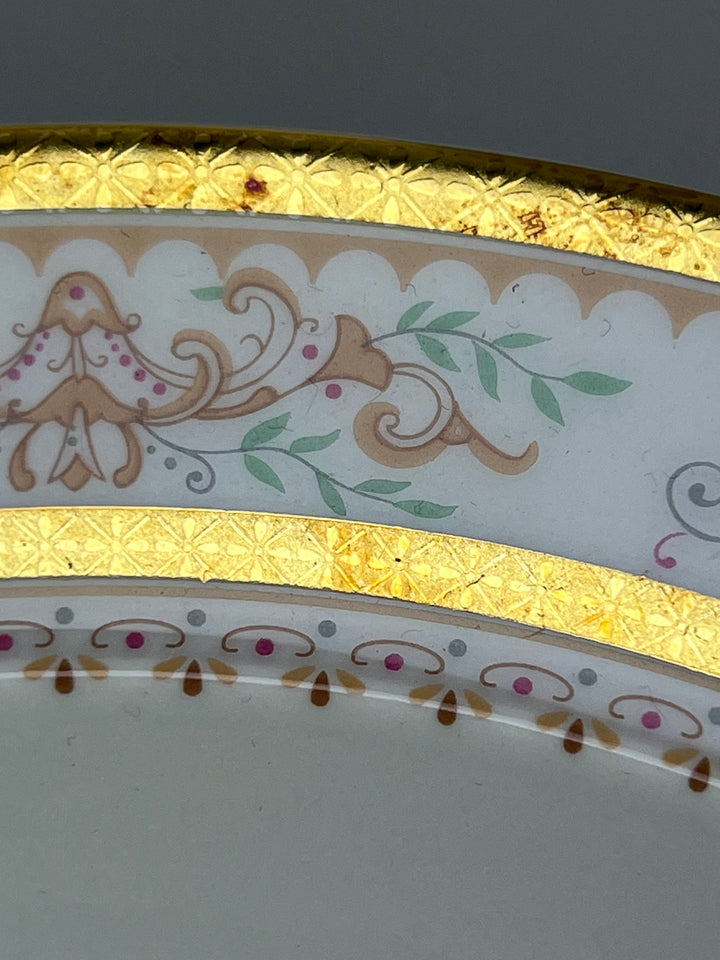 Servizio da tavola per 12 persone Bischofsthal Bavaria decorata in oro