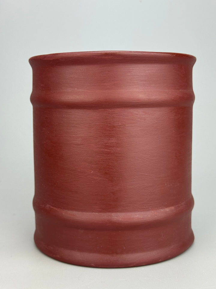Coppia di Barattoli da Cucina in Ceramica Dipinta a Mano “Farina” e “Zucchero” Stile Rustico