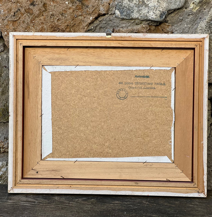 Quadro olio su tela Sebastiani Paolo