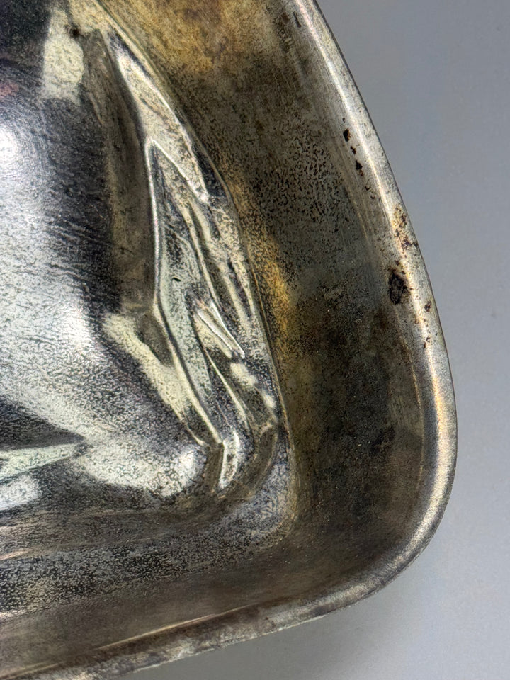 Stampo vintage a forma di agnello in metallo