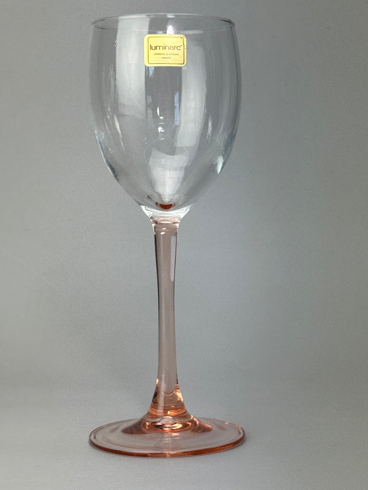 Set di 6 Calici Luminarc France con stelo rosa