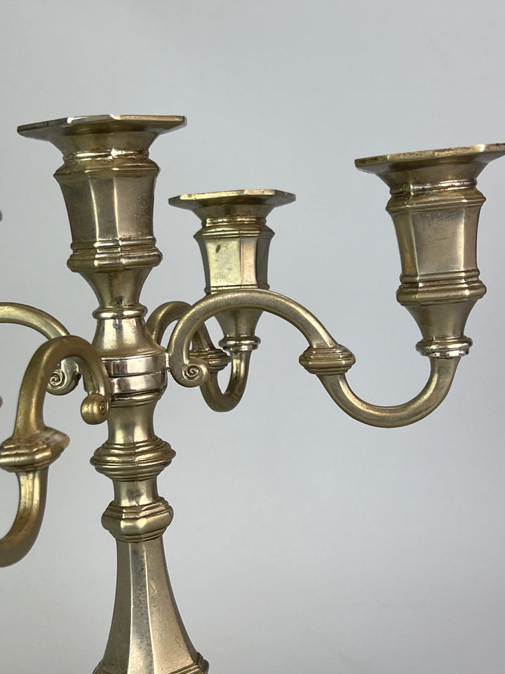 Candelabro a 5 Fiamme in Silverplated – Eleganza Classica