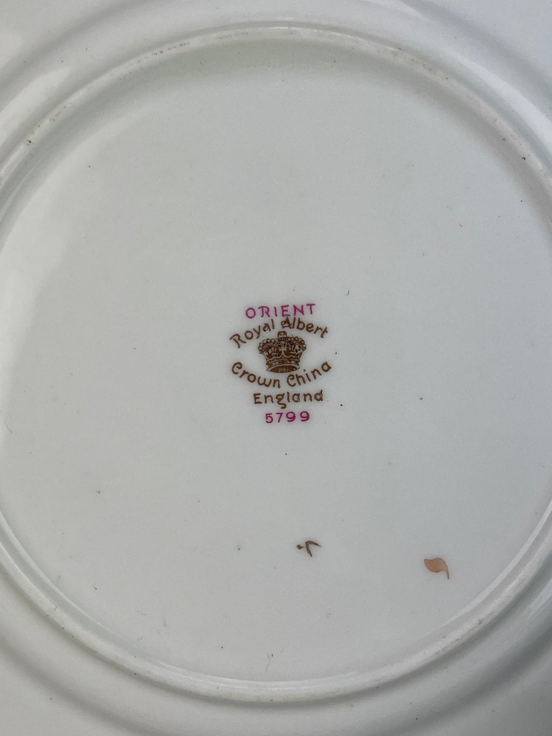 Piatto da torta porcellana Royal Albert "Orient"
