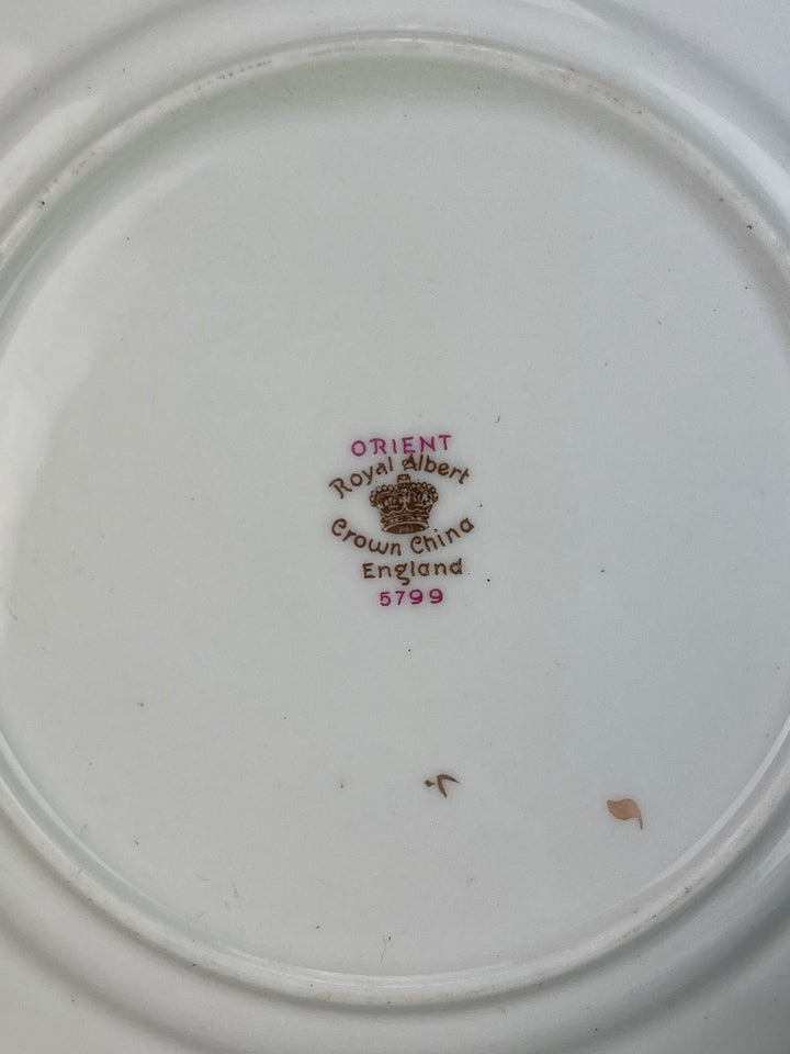 Piatto da torta porcellana Royal Albert "Orient"