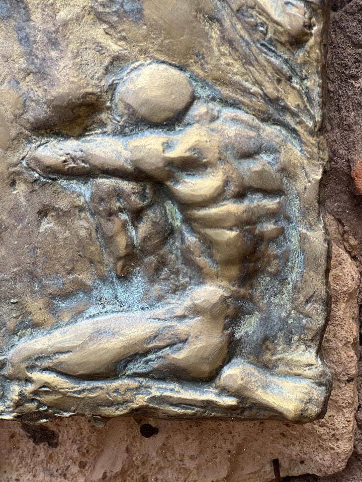 Altorilievo bronzo "Figure in movimento"