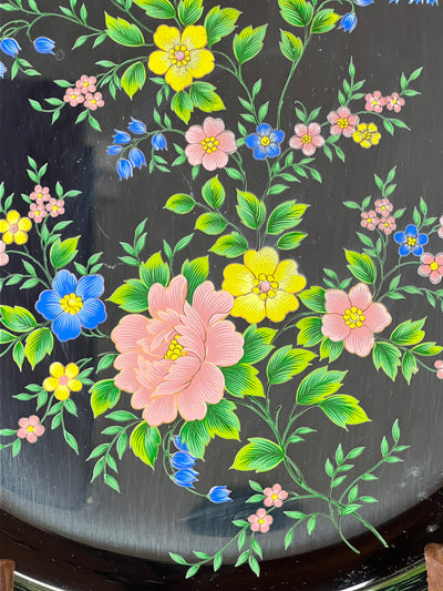 Vassoio acciaio inox Alessi fiori