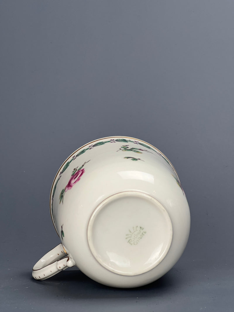 Tazza porcellana Richard Ginori decoro Lodi
