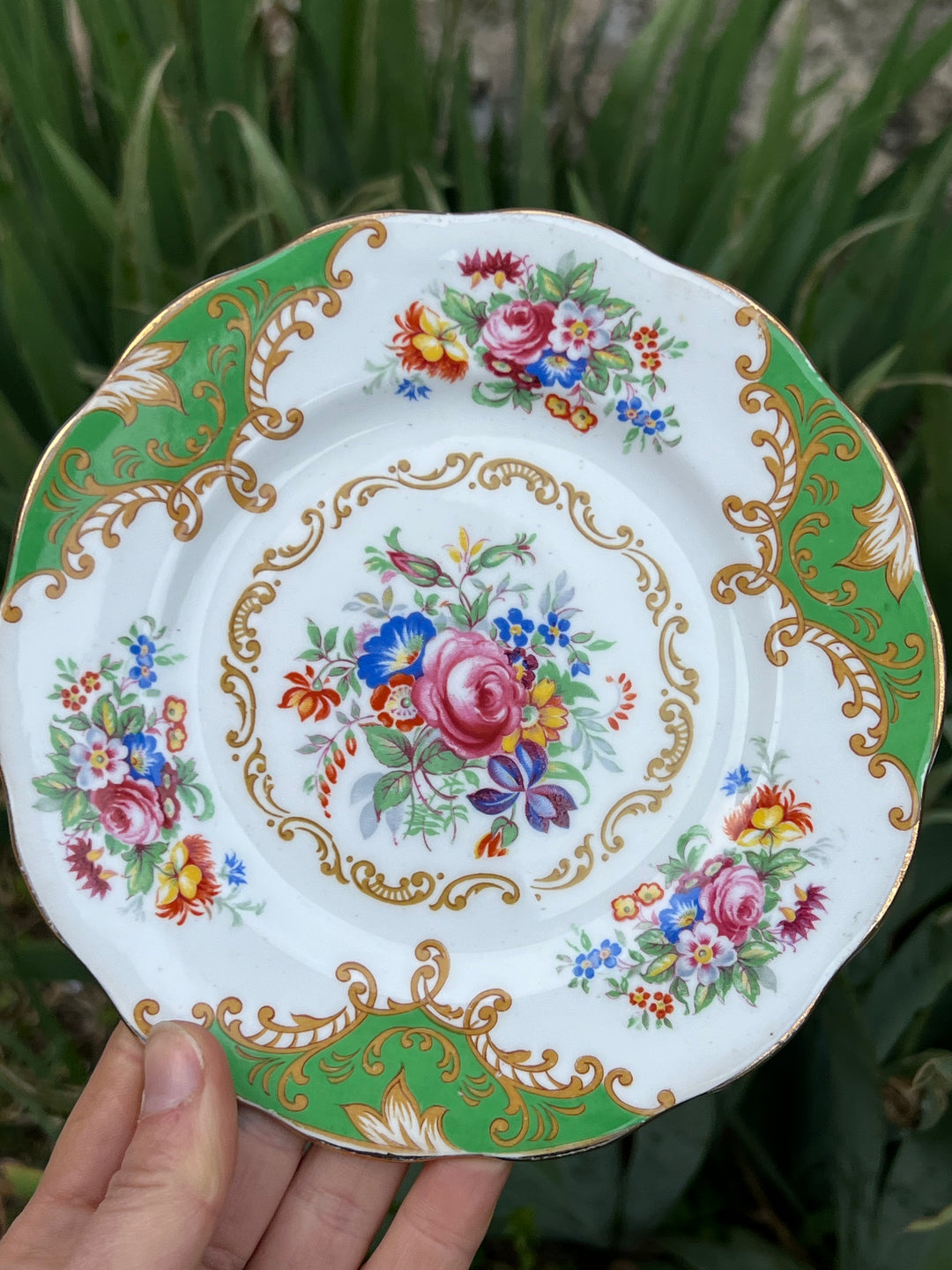 Trio tazza da tè in porcellana inglese Royal Albert
