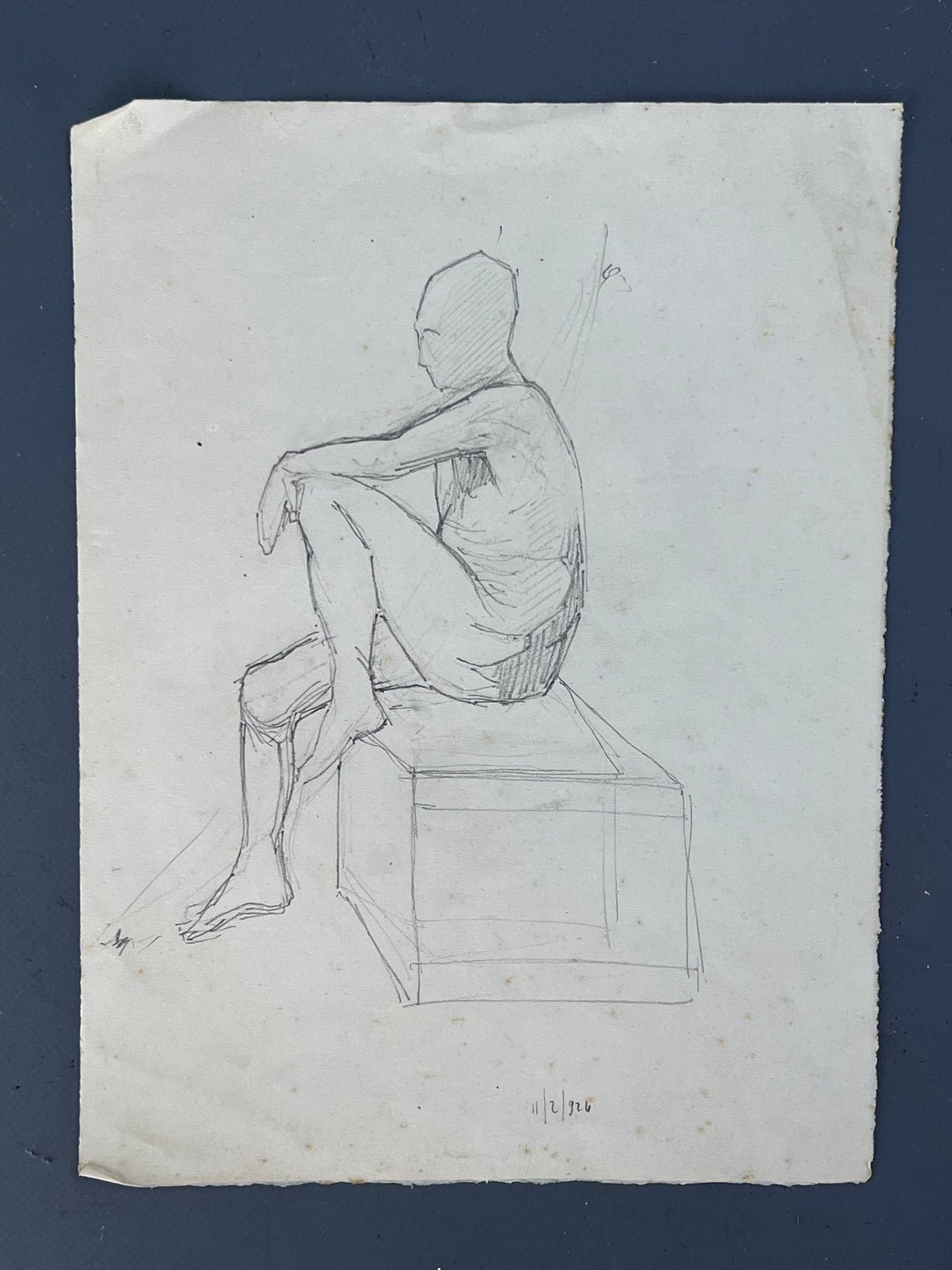 Nudo maschile accademico anni '30