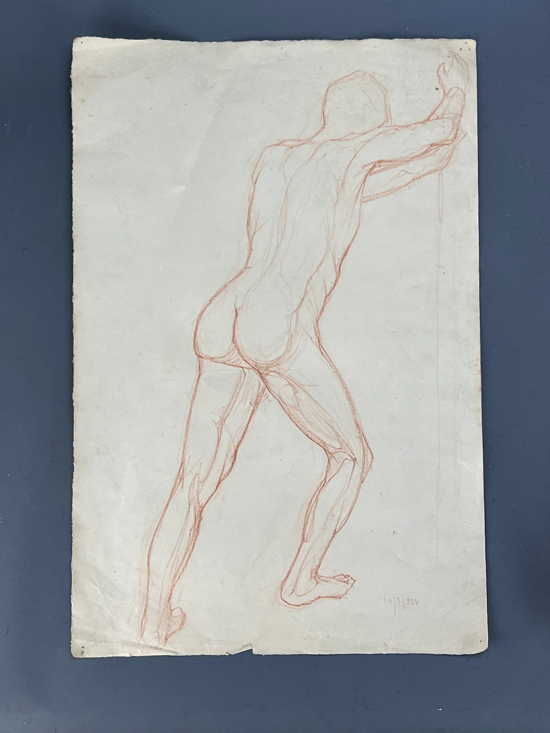 Nudo maschile accademico anni '30