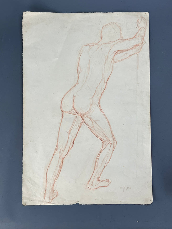 Nudo maschile accademico anni '30