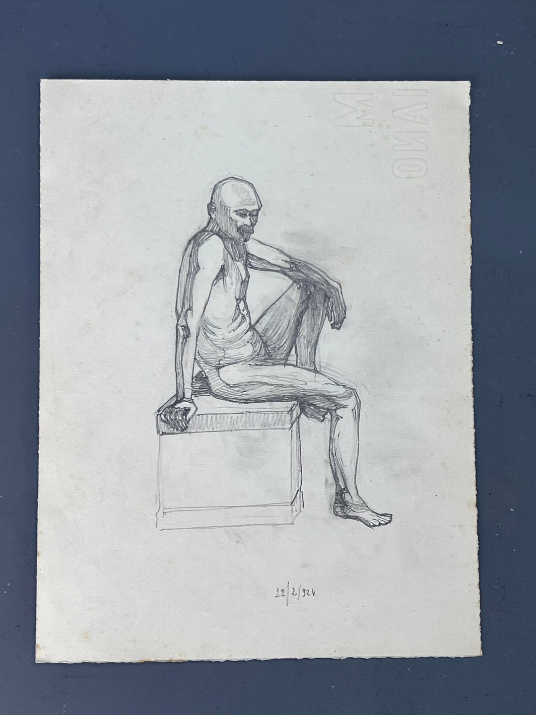 Nudo maschile accademico anni '30