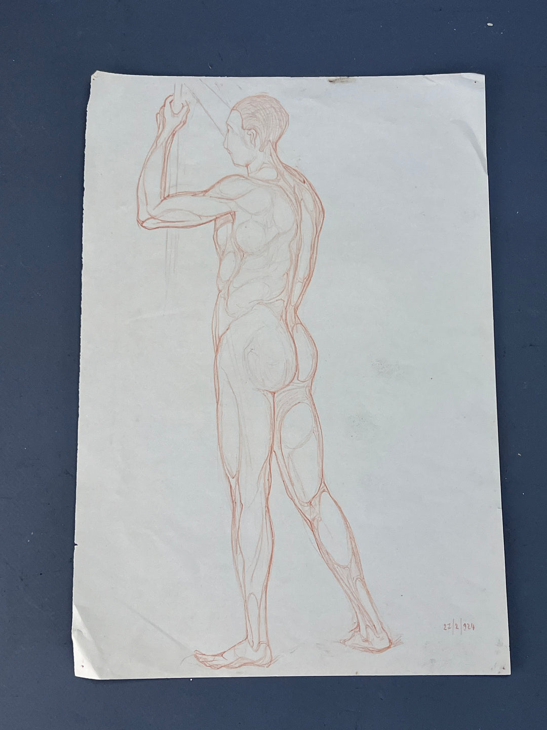 Nudo maschile accademico anni '30