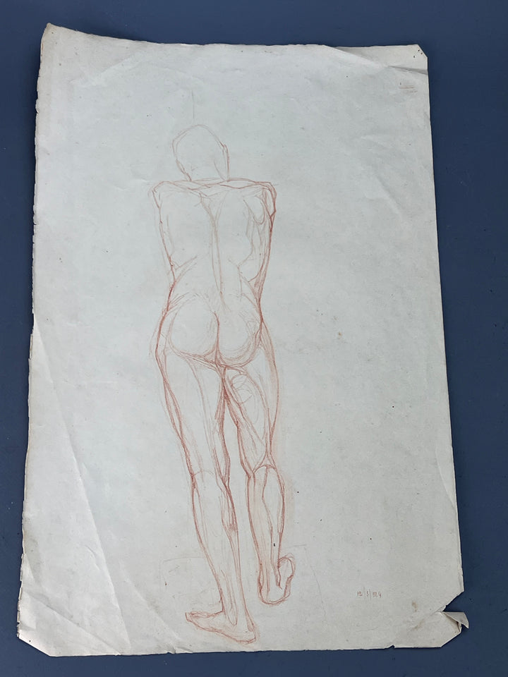 Nudo maschile accademico anni '30
