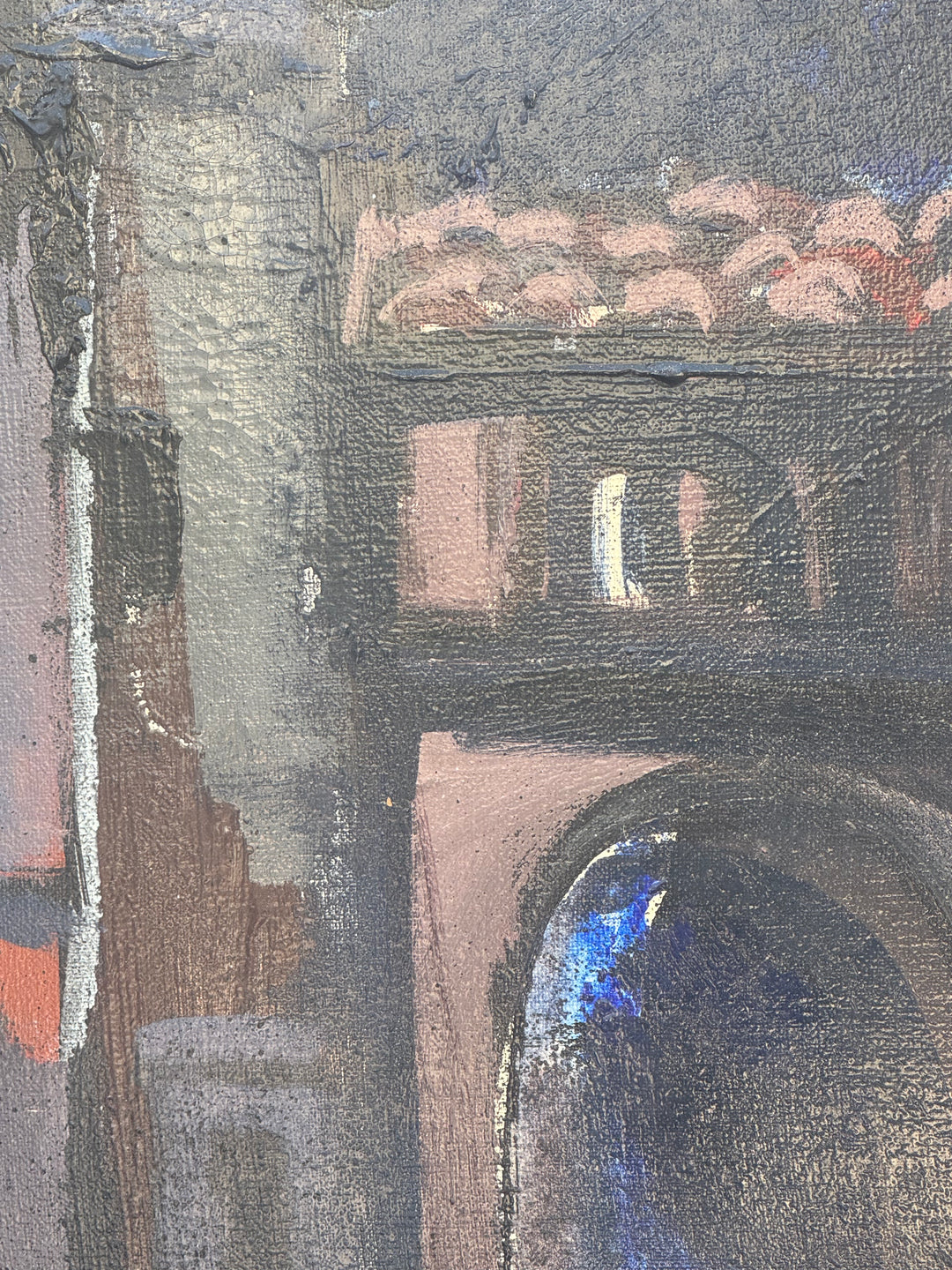 Quadro olio su tela Carlo Marcantonio Titolo Porta San Francesco