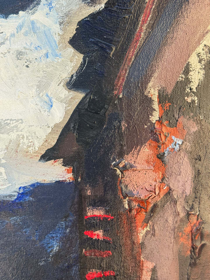 Quadro olio su tela Carlo Marcantonio Titolo Porta San Francesco