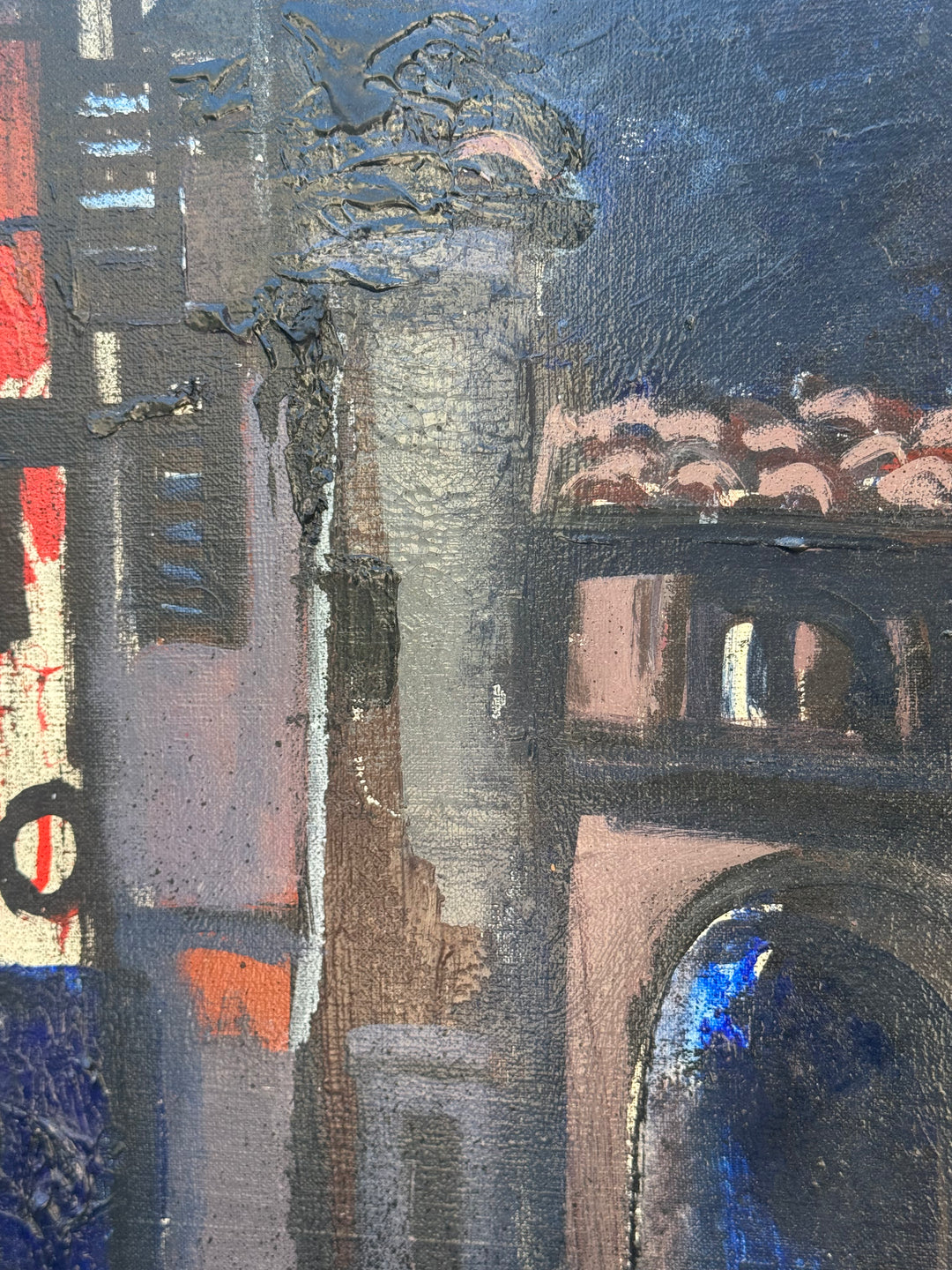 Quadro olio su tela Carlo Marcantonio Titolo Porta San Francesco