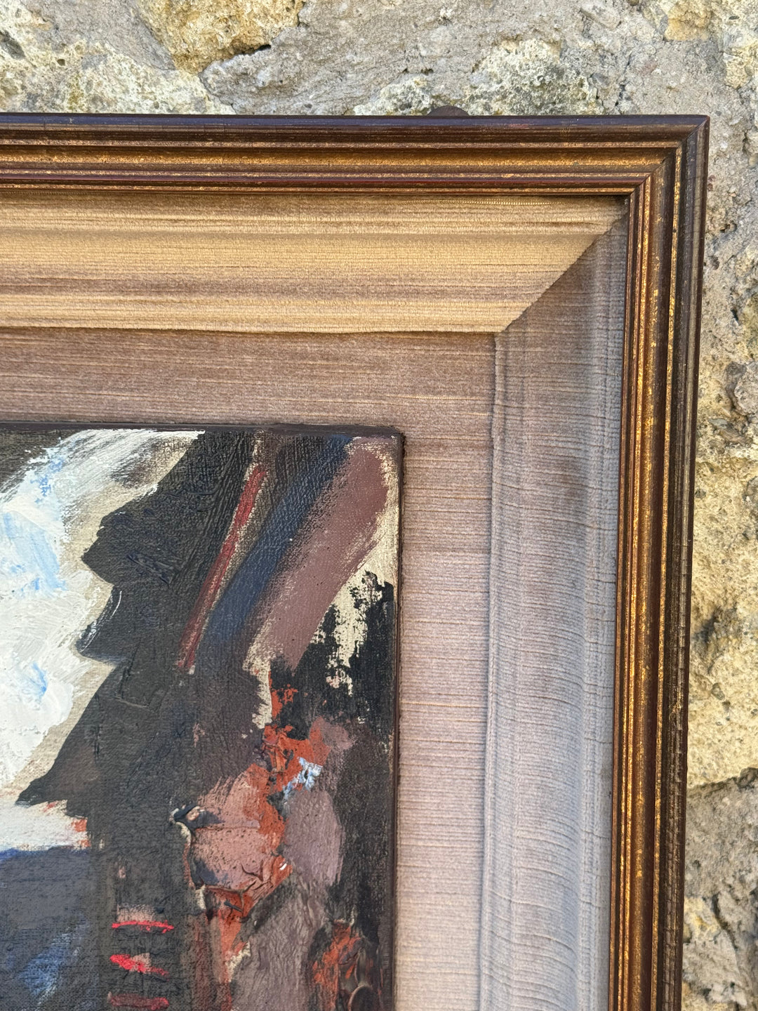 Quadro olio su tela Carlo Marcantonio Titolo Porta San Francesco