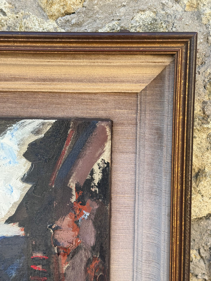 Quadro olio su tela Carlo Marcantonio Titolo Porta San Francesco