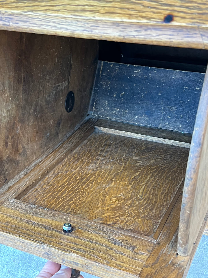 Mobile porta carbone inglese rovere