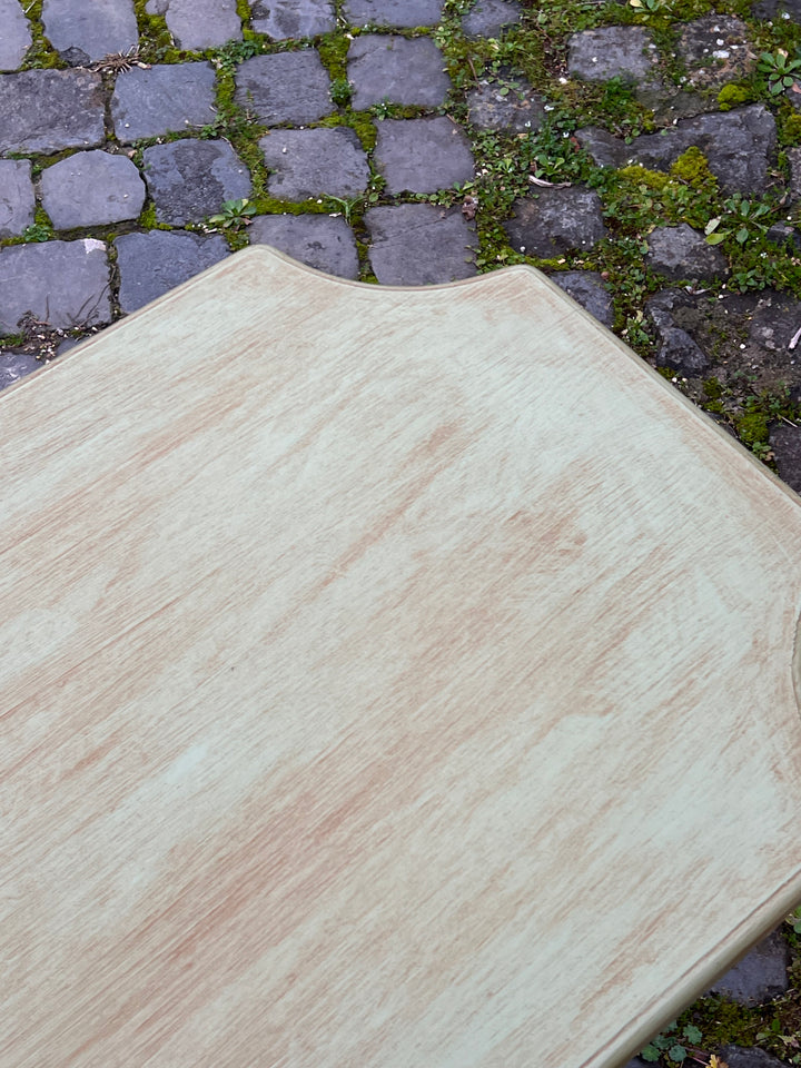 Tavolino da Salotto in Legno Massello – Verde Salvia