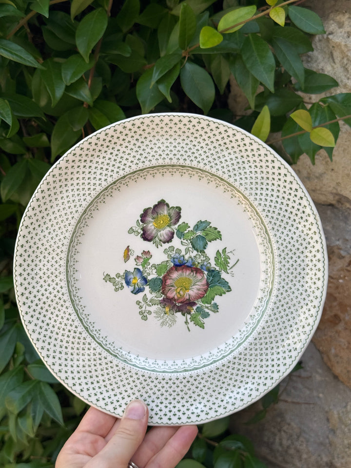 Piattini Mason’s Paynsley in ironstone inglese decoro floreale vintage