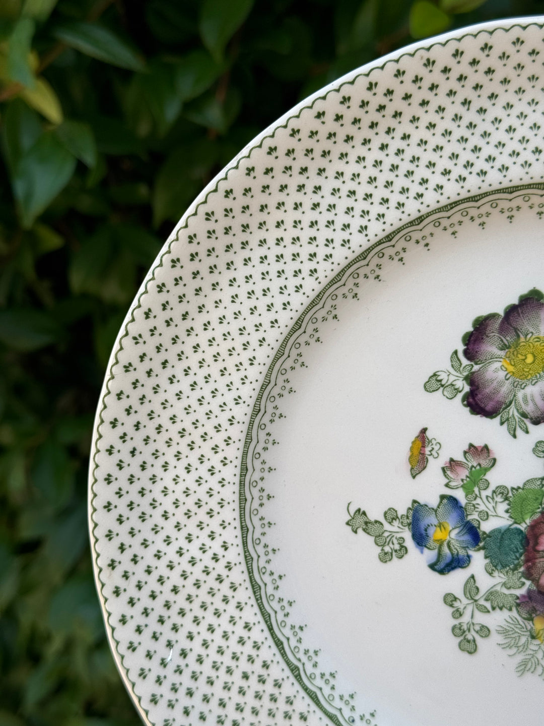 Piattini Mason’s Paynsley in ironstone inglese decoro floreale vintage