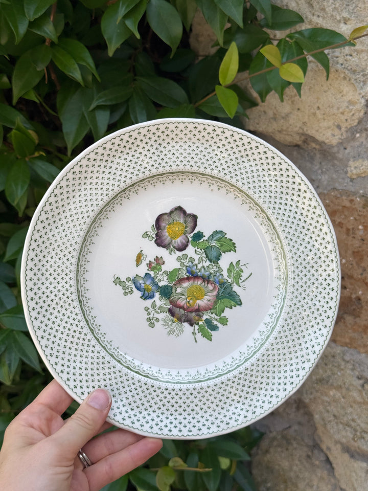 Piattini Mason’s Paynsley in ironstone inglese decoro floreale vintage