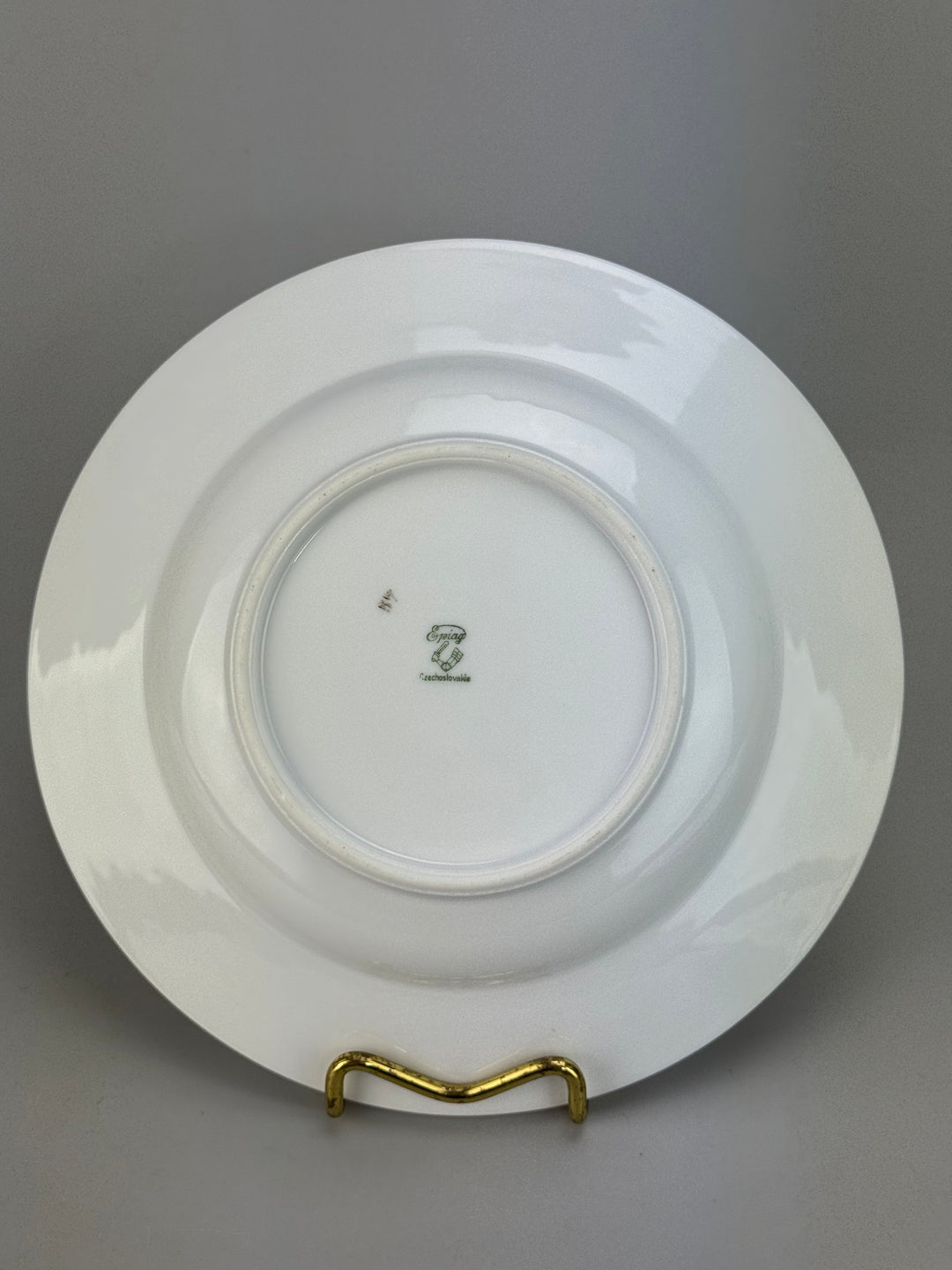 Servizio piatti 10 persone vintage Epiag Czechoslovakia con ghirlande floreali