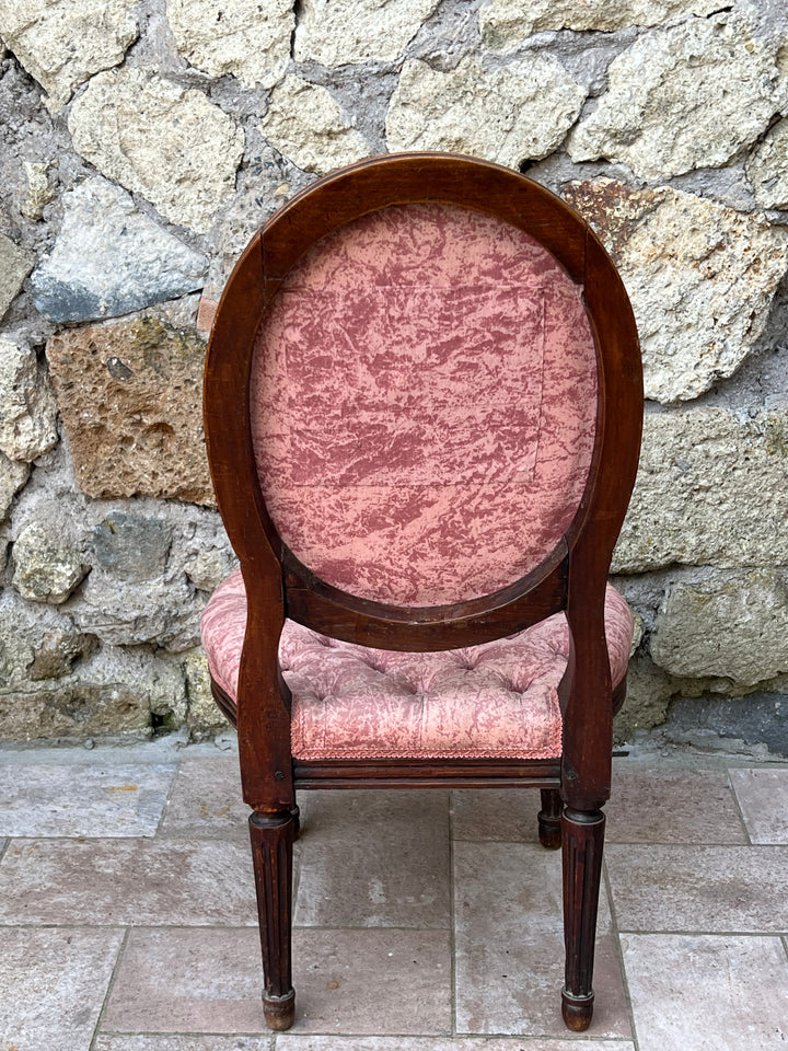Poltroncina capitonnè Luigi XVI