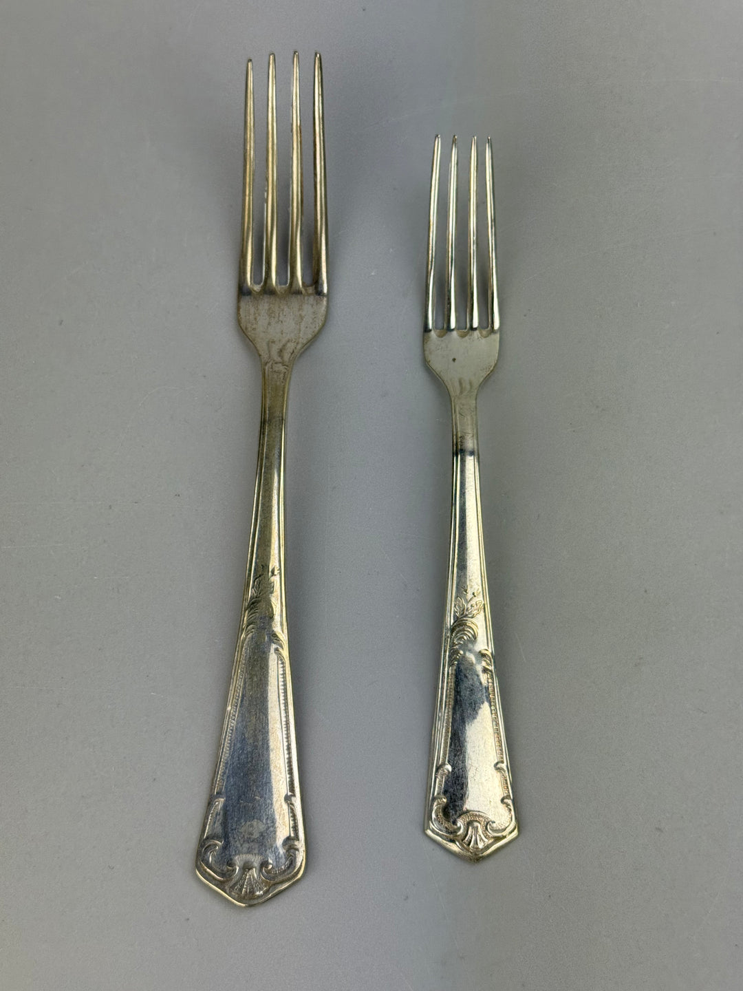 Servizio di posate vintage silverplate per 6 persone con posate da servizio