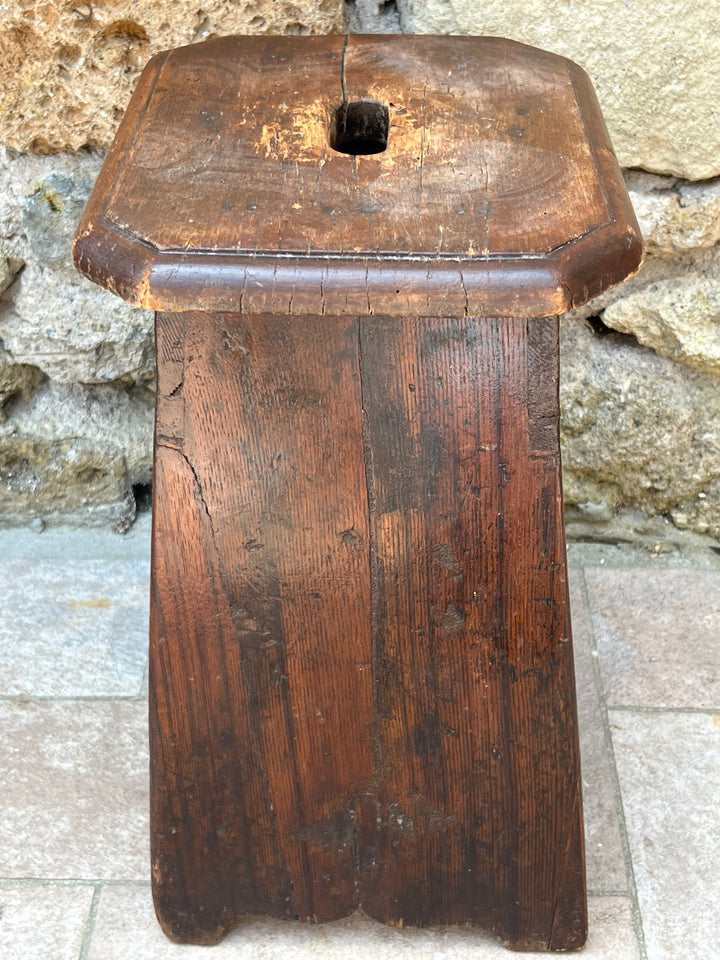 Sgabello in Legno Massello – Rustico d’Epoca