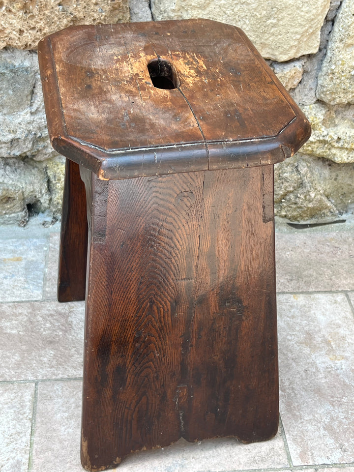 Sgabello in Legno Massello – Rustico d’Epoca