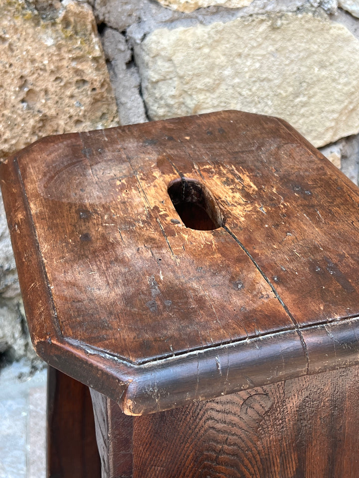 Sgabello in Legno Massello – Rustico d’Epoca