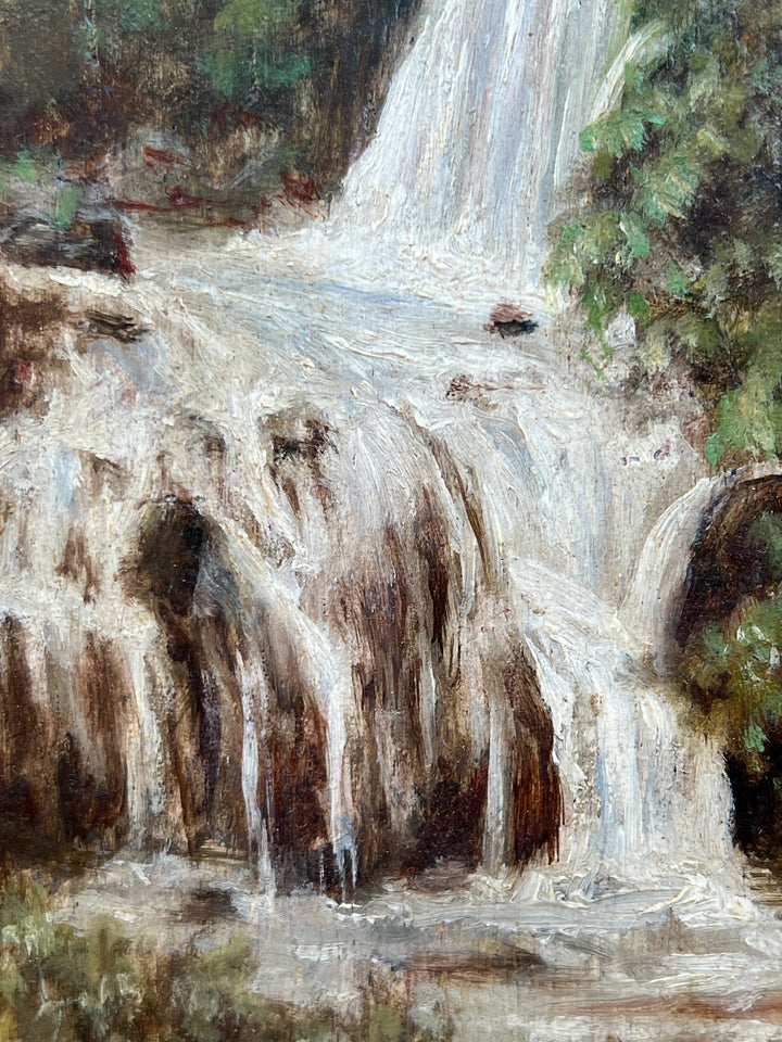 Quadro Dipinto olio su tela cascata
