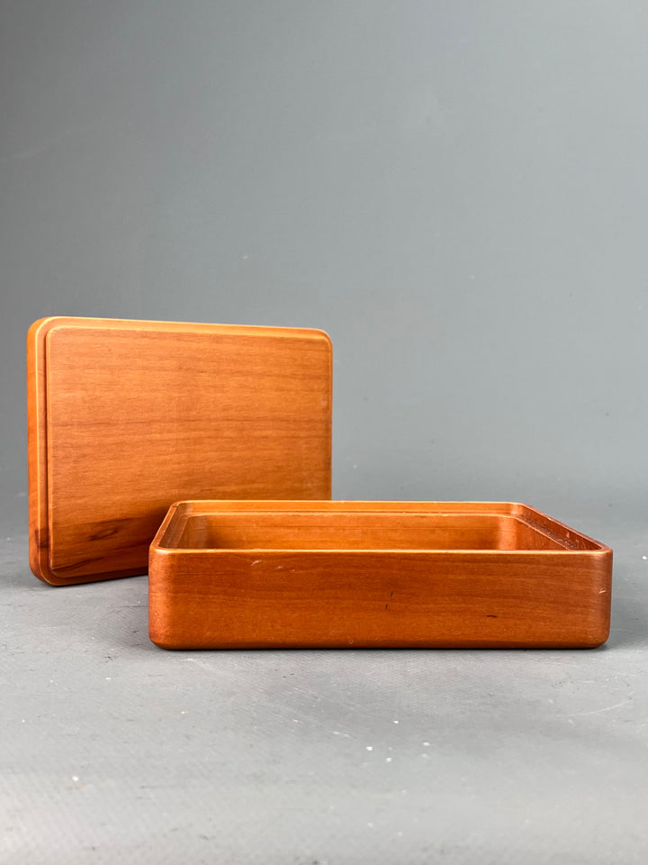 Scatola Portagioie legno decoro argento