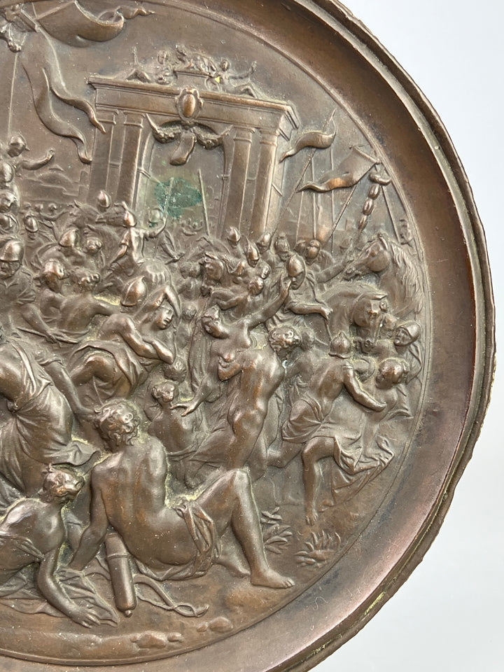 Medaglione in bronzo – Scena mitologica a rilievo