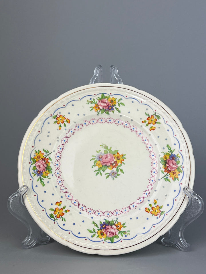 Trio da Tè Vintage – Swinnertons Staffordshire “Majestic Vellum”, Anni ’30