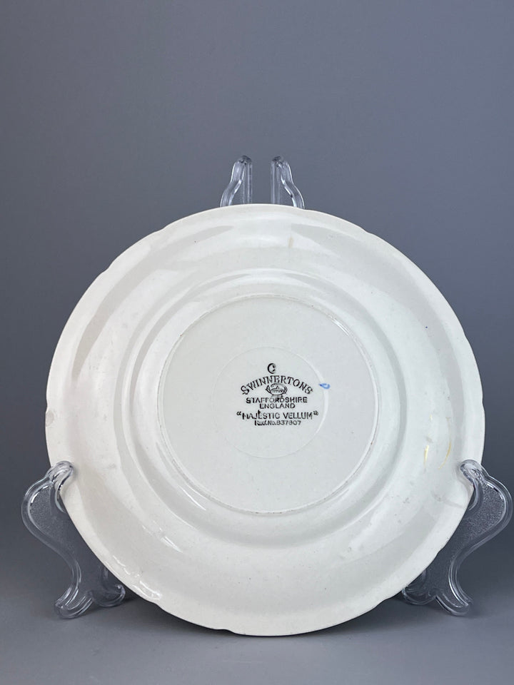Trio da Tè Vintage – Swinnertons Staffordshire “Majestic Vellum”, Anni ’30