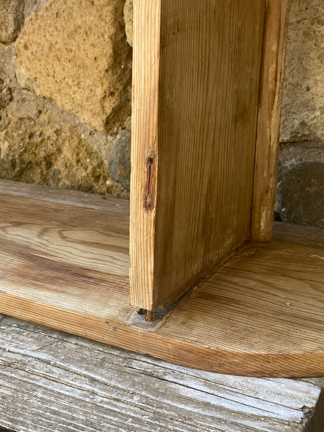 Mensola rustica in legno
