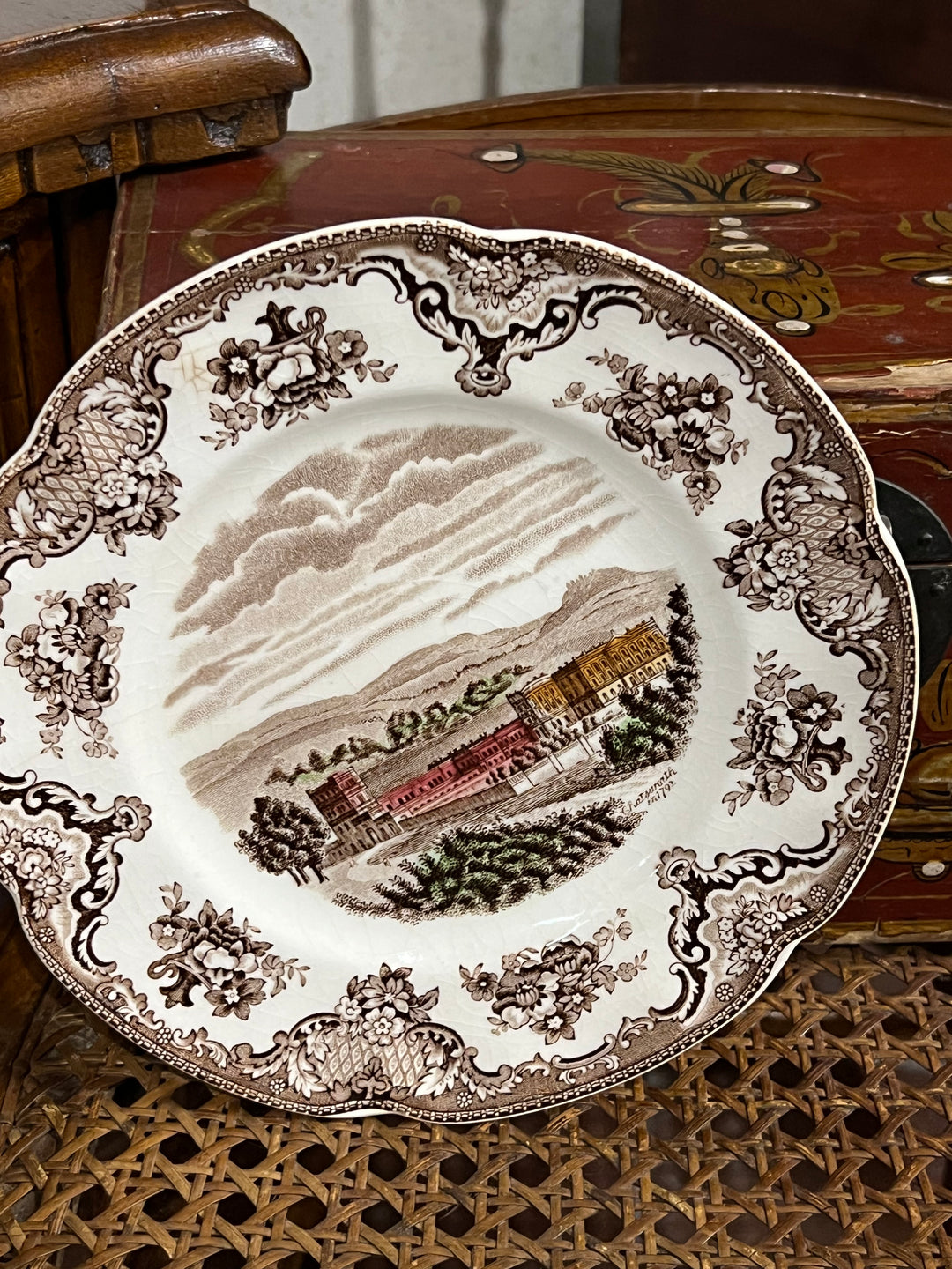 Piattino da Dolce Johnson Bros decoro Old Britain Castles