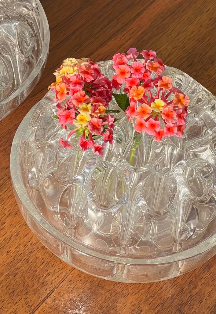 Piquefleurs Flower Frog vetro misura grande