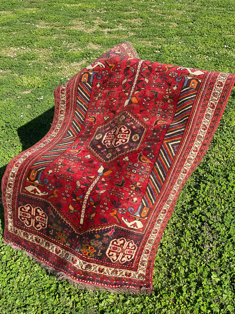 Tappeto Persiano Shiraz Qashqai 140x100cm