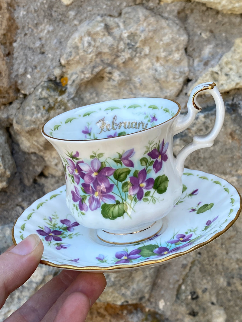 Tazzina caffè Royal Albert "February"