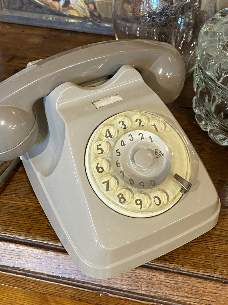 Vecchio Telefono Italtel Sip Bigrigio anni &