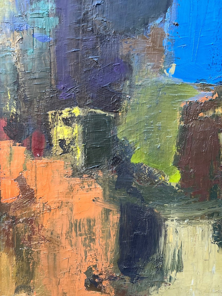 Quadro olio su tela arte astratta contemporanea