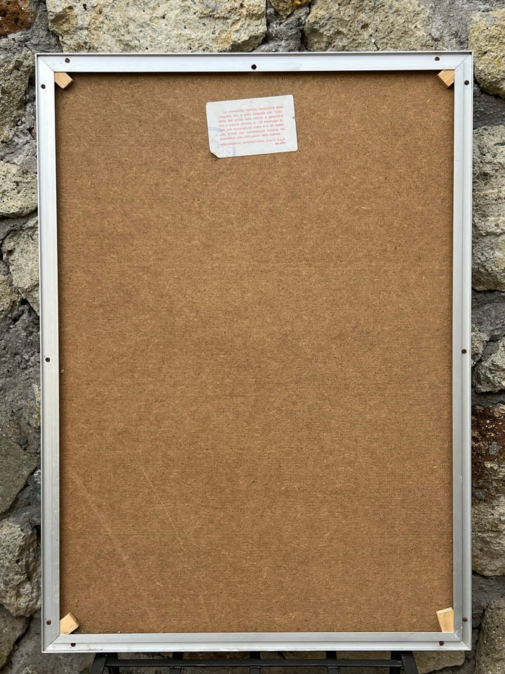 Litografia Ritratto Espressivo Ernesto Treccani