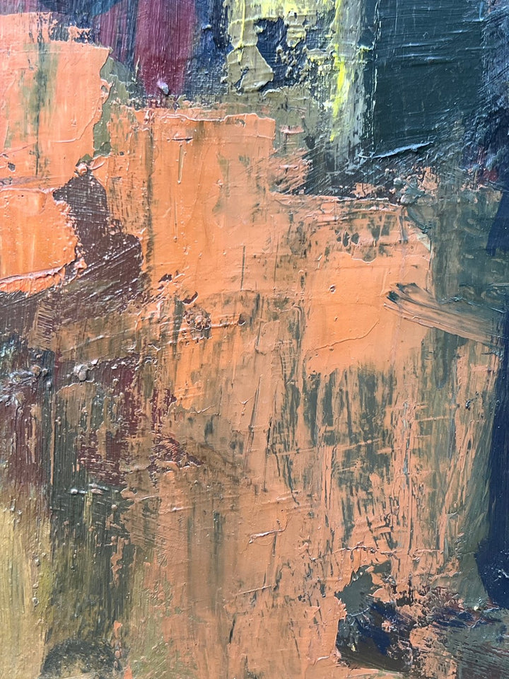 Quadro olio su tela arte astratta contemporanea