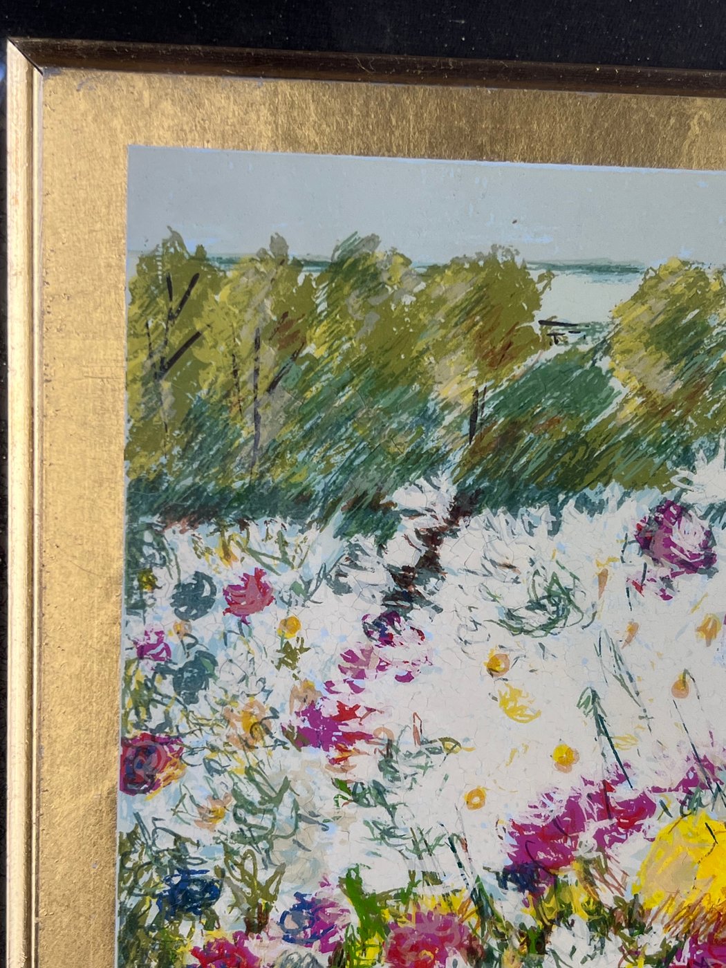 Serigrafia di Michele Cascella – “Bianco e giallo”, 1982