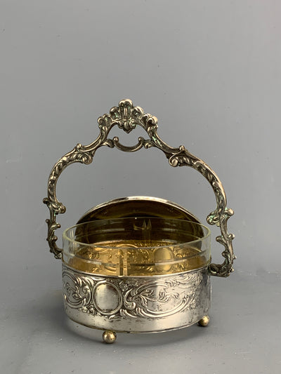 Set da cruet argento cristallo '900